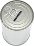 Metal Piggy Bank for Adults & Kids, No Break to Open, Easy-Open-End Lid, Silver