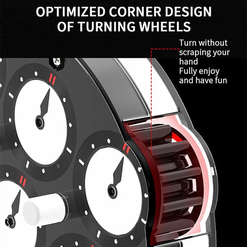 LiangCuber QY Toys Chuanshi Clock Puzzle, Magnetic Magic Clock Puzzle Educational Cube 3D Toy for Kids and Adults