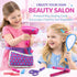 Set Set Beauty Hair Stylist - Boutique Beauty Salon Fashion Pretend Play for Girls with Toy Blow Dryer, Curler