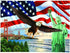 SUNSOUT INC - from Sea to Shining Sea - 1000 pc Jigsaw Puzzle by Artist: Higgins Bond - Finished Size 20" x 27" Fourth of July - MPN# 45826
