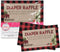 Amanda Creation Oh Boy! Outdoorsy Diaper Raffle Tickets - Red and Black Plaid for Boy Baby Showers, 20 Inserts