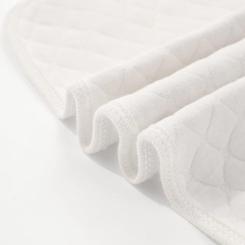 Pleasant Boulevard | Portable Waterproof Baby Changing Pad Liner, Washable Reusable Changing Table Cover Made with Breathable TPU, 27x13in (White, 3 Count)