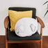 Cute Blob Seal Pillow - Chubby White Seal Plush Hug Pillow, Soft Stuffed Animal Toy (24")