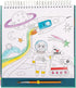 Floss and Rock Paint by Numbers, Space, 10.6 Inches, Educational Activities for Kids, 48P5998