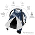 CQMZJHU Moon Howling Wolf Baby Car Seat, Rain Shelter, Multifunctional Nursing Cover for Newborns, Mother Care