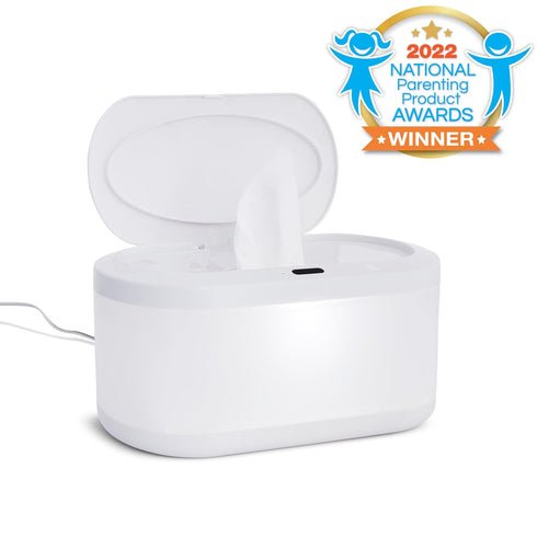 Munchkin Motion-Sensor Baby Wipe Warmer with Nightlight - White