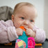 teytoy 2 Pcs Crinkle Toys for Baby with Teether, Soft Snuggle Sleeping Security Blanket for Unisex Babies