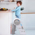 JoyrChld 3 Counter,Adjustable 3 2 Step Ladder Step Folding Toddler Step Stool for Kids Three Step Standing Tower