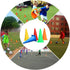 Eocolz 3 in 1 Carnival Games Set - Soft Plastic Cones, Bean Bags, Ring Toss Games for Kids Birthday Party Supplies