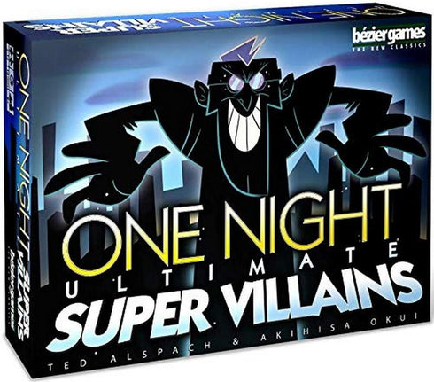 Bezier Games One Night Ultimate Super Villains, Family Friendly Party Game, Fun for Kids & Adults