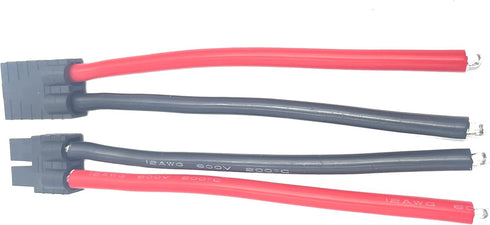 daier 3 10cm/3.9inch 12AWG Pairs Compatible with TRX Traxxas Plugs Male/Female Connector Silicone Wire with for Rc Lipo
