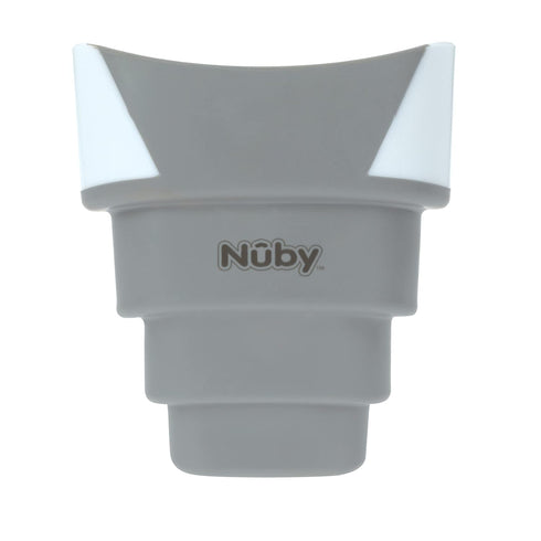 (Pack 2) Nuby Collapsible Rinse Pail for Baby Bath Time - Collapsible Bucket with Easy Grip Handle to Rinse Baby