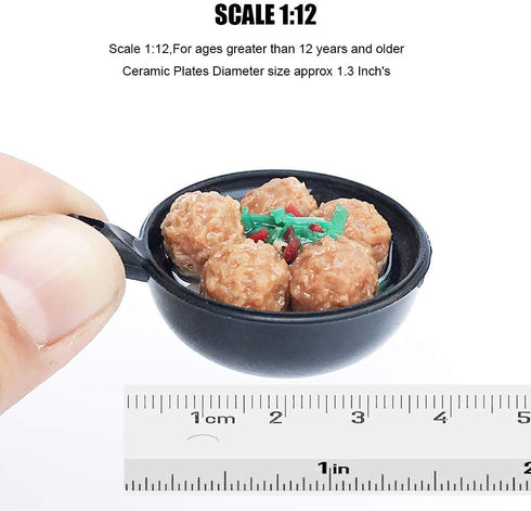 1 12 Dollhouse Kitchen Accessories Food Scale Kitchenware Miniature Beverage Drinks Bottles Table Decoration