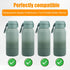 Fukaisu 4pcs Momcozy, 17oz/500ml Baby Bottle Warmer Stoppers Compatible with BPA-Free Silicone Portable Baby Bottle