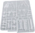 MY MIRONEY 2-Pack Clear Action Figure Stand - Assembly Model Support Display Stand Compatible with Gundam 1/144