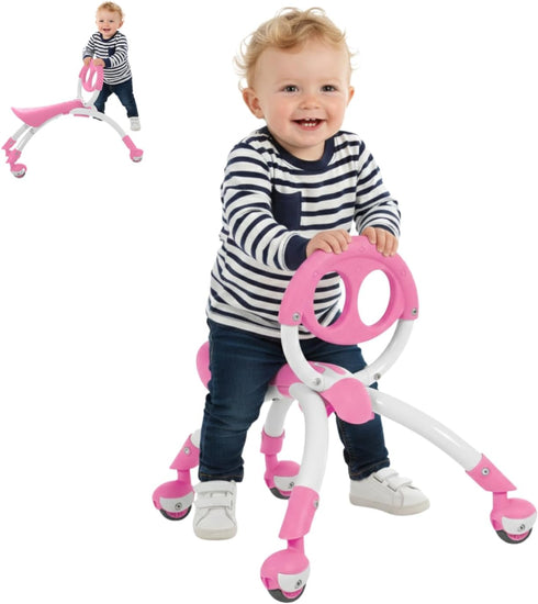 YBIKE Pewi Walking Ride On Toy - From Baby Walker to Toddler