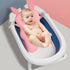 SONARIN 0-12 Baby Bath Pad,Non-Slip Baby Bath Cushion Mat Infant Floating Bathtub Pad Newborn Bath Tub Seat Mat Soft