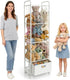 Stuffed Animal Storage, Metal Stuff Animals Zoo Holder with Fabric Drawer and