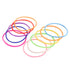 120 Pieces Silicone Jelly Bracelets, Glow Neon 80s Rubber Bracelets, Gel Gummy Elastic Hair Ties, 10 Colors.