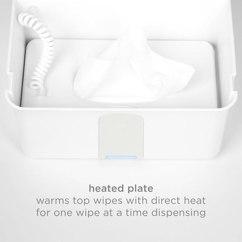 Packs, Ubbi Baby Wipes Warmer and Dispenser with Nightlight, Top-Heating System, Moisture Lock Lid, Fits Standard Wipe