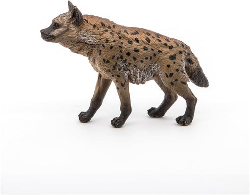 Papo Spotted Hyena Figure - African Wildlife Toy for Kids Age 3+, Hand Painted Carnivore Model