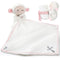 Baptism Gifts for Baby Girl Boys, Lamb Security Blanket with Christian Cross, Soft Bedtime Toy (Pink)
