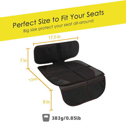 (2 Pack) FASITE Car Seat Protector for Baby Child Car Seats - Auto Seat Cover Mat,Protective Non-Slip Waterproof Car