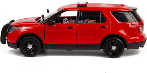 Motormax 1/24 2015 76978 All Star Toys Fire Department Diecast Model Ford Police Interceptor Utility Fire Marshal, Fire