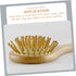 Set VICASKY Wooden Care Brush and Multi-use Woolen Comb for Newborns and Toddlers Gentle Scalp Massager for Healthy