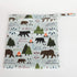 Sigzagor Wet Dry Bag Baby Cloth Diaper Nappy Insert Bag Reusable With Two Zippered Pockets (Be Brave)