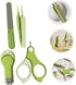 Set Trimmer Nail Clipper with Nail Filer and for Infants, Portable Green Grooming Kit for Newborns and Travel