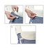 Bebamour Drool and Teething Reversible Cotton Pad - Baby Carrier White Drool Bib for Boys & Girls