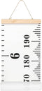 Mibote Baby Growth Height Chart Handing Ruler Wall Decor for Kids, Canvas