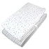 American Baby Company 2 Pack Printed 100% Cotton Knit Fitted Contoured Changing Table Pad Cover - Compatible with Mika