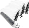 FROGIGO Playmat Bag for TCG 50 Pack Waterproof Frosted White Polyethylene Storage Bags,