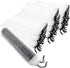 FROGIGO Playmat Bag for TCG 50 Pack Waterproof Frosted White Polyethylene Storage Bags,