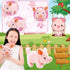 Liberty Imports My Pet Pig, Electronic Plush Piggy Toy Piglet that Walks, Wags Tail, Wiggles Nose, and Makes Oink