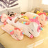 Unicorn Stuffed Animal, Soft Plush Hugging Pillow Toy for Kids, White, 19.6 in