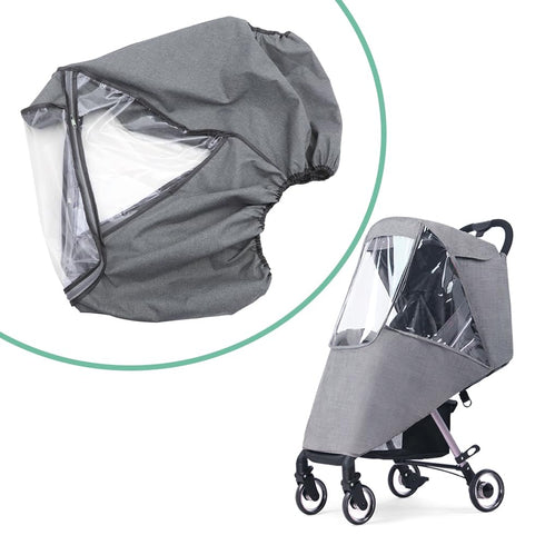 Tiiyee Stroller Rain Cover, Universal Baby Travel Weather Shield Waterproof Windproof Protection Breathable Protect