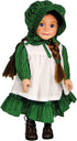 18 Inch Doll Clothes by THE QUEEN'S TREASURES - Little House On The Prairie Apron & Bonnet Set