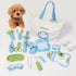Set 3 4 5 6 Meland Toy Doctor Kit for Kids - Pretend Play Doctor with Dog Toy, Carrying Bag, Stethoscope Toy & Dress Up