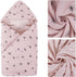 HOUSBAY Baby Blanket Newborn Blanket with Hooded Windproof Go Outside Warm Portable Swaddle Wrap in Basket Baby Safety