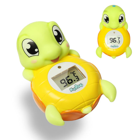 Backstroke Sea Turtle Baby Bath Thermometer,The Infant Baby Bath Floating Toy Safety