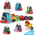 WODMAZ 12PCS Set PreFilled Easter Eggs with Train Building Blocks, Easter Egg Train Toys for Kids Easter Basket