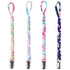 4 Pieces Pacifier Clips - Universal Pacifier Holder for Infant Boys and Girls, Hand-Made Braided Leash