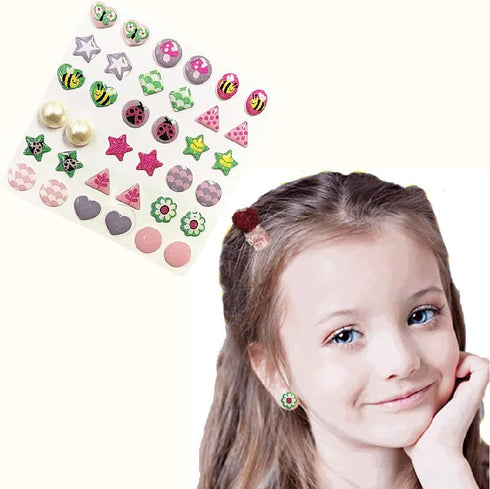 AUGSUN 240 Piece Sticker Earrings - 3D Gems Girls Self-Adhesive Glitter Craft Crystal Stickers