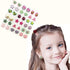 AUGSUN 240 Piece Sticker Earrings - 3D Gems Girls Self-Adhesive Glitter Craft Crystal Stickers
