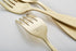 ANNOVA Kids Silverware Set, Stainless Steel Safe Flatware for Children, Forks, Tablespoons, Toddler Utensils (Gold, 6)