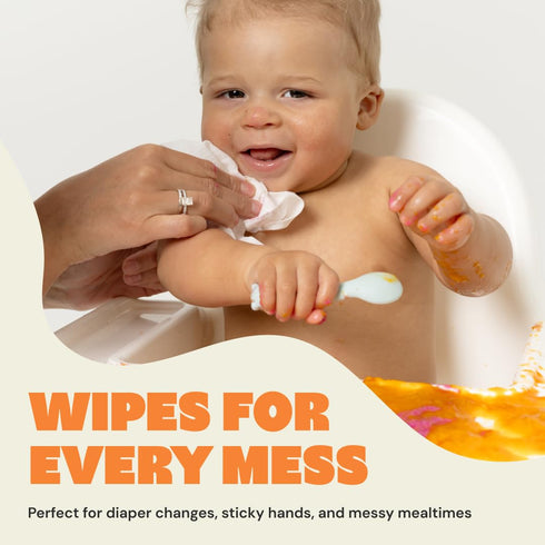 (224 Count), 99.9% (Pack 4) Packaging DYPER Newborn Sensitive Baby Wipes Unscented Water-Based, Plant-Based