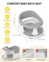 GrowthFun 6 3 Baby Bath Seat for Babies Months & Up, Bath Seats for Babies Sitting Up, Baby Bath Toys, Open Design
